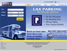 Tablet Screenshot of foxautoparks.com